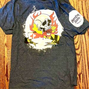 Flaming Skull and Bloody Pepper T-Shirt
